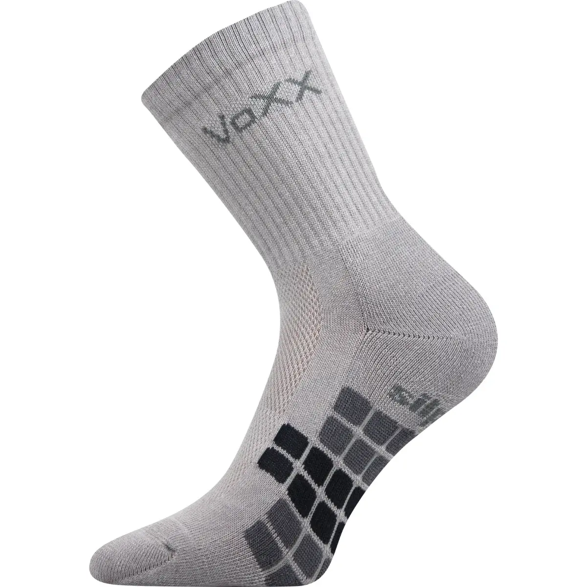 VOXX Ponožky sportovní RAPTOR s ionty stříbra SVĚTLE ŠEDÉ