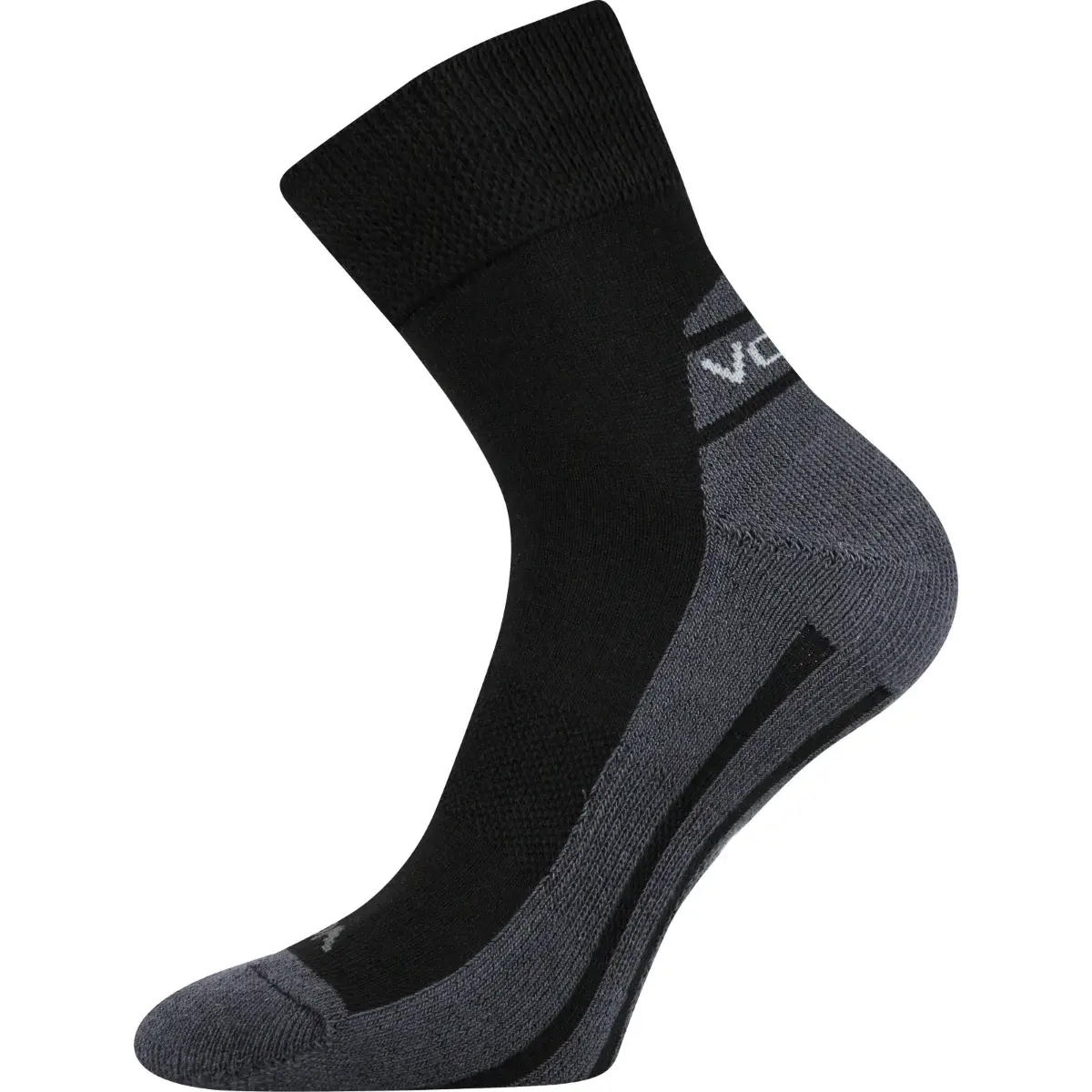 VOXX Ponožky sportovní OLIVER s jemným lemem ČERNÉ 35-38 103255