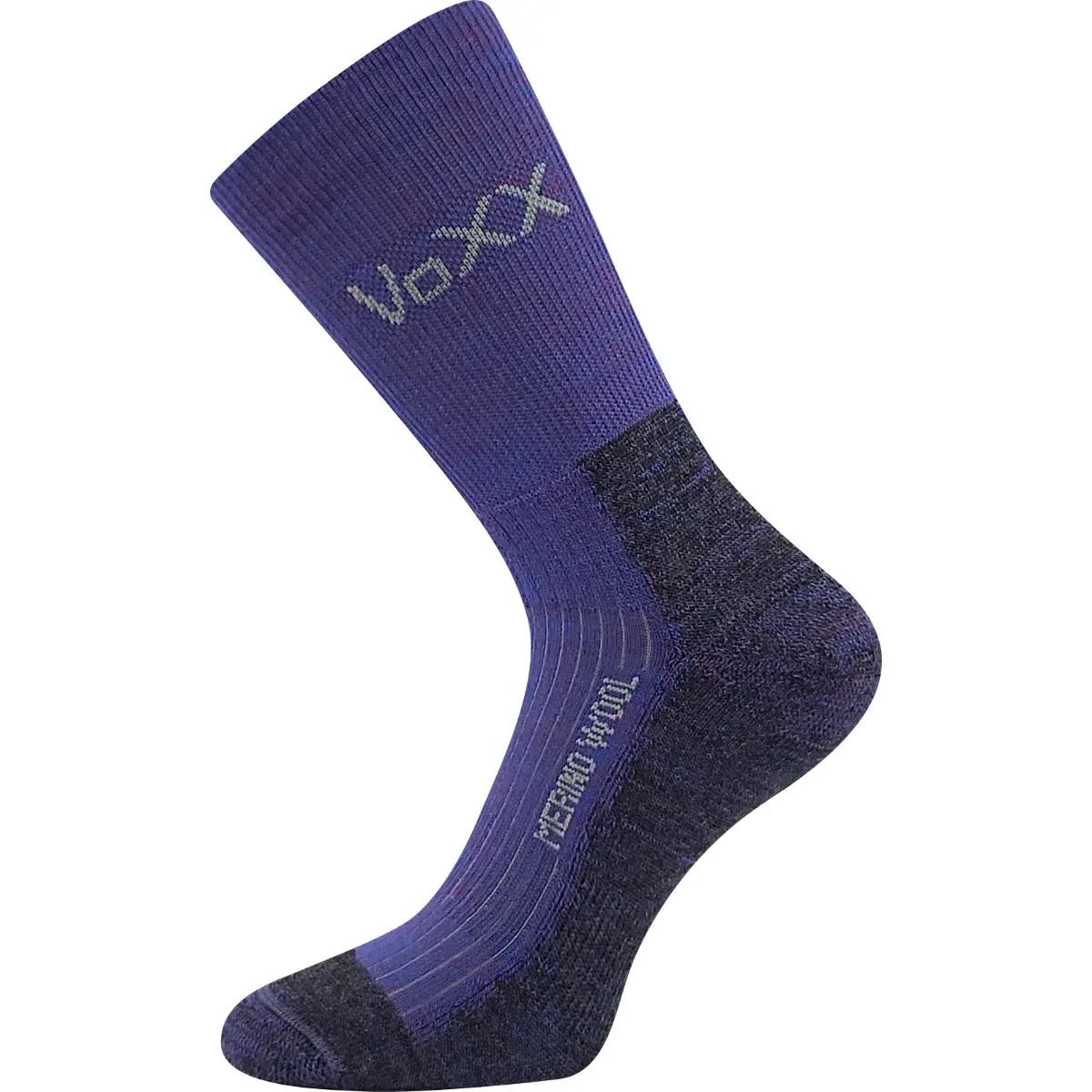 VOXX Ponožky zimní vlněné VOYAGE se stříbrem FIALOVÉ