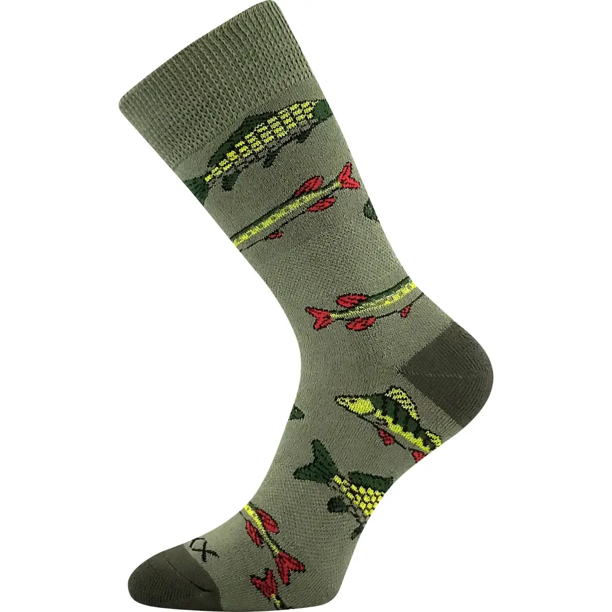 VOXX Ponožky fishing LOVIX 02 froté s obrázkem RYB 02 (3 páry) 43-46 126385