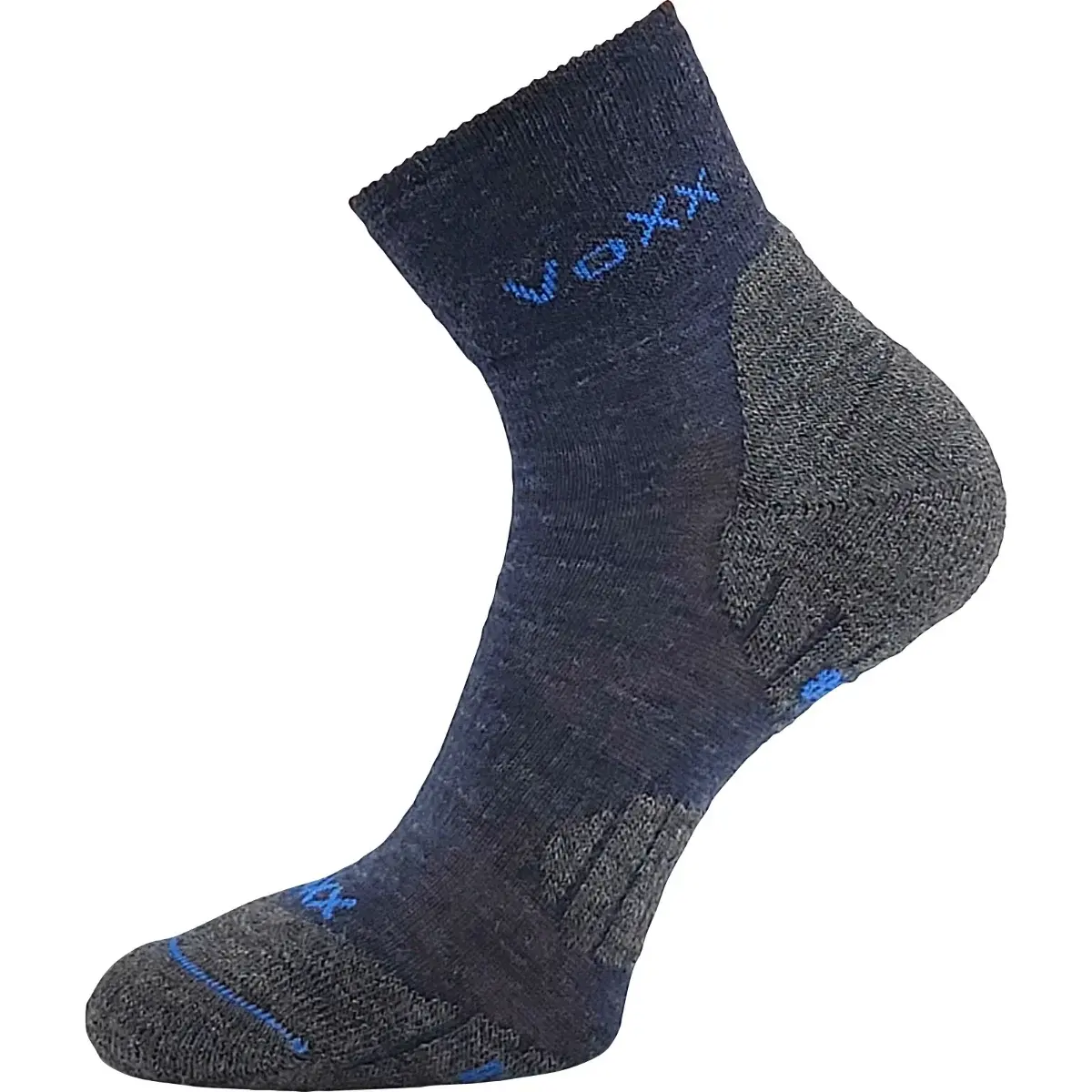 VOXX Ponožky dětské zimní vlněné IRIZARIK II se stříbrem TMAVĚ MODRÁ 35-38 127523