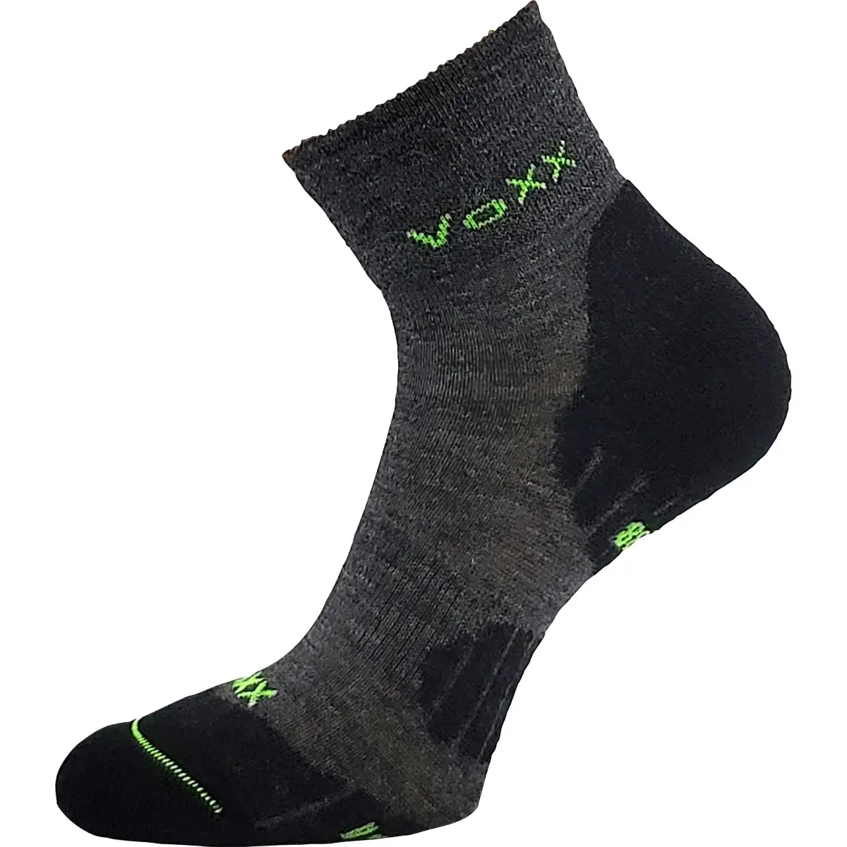 VOXX Ponožky dětské zimní vlněné IRIZARIK II se stříbrem TMAVĚ ŠEDÁ 25-29 127512