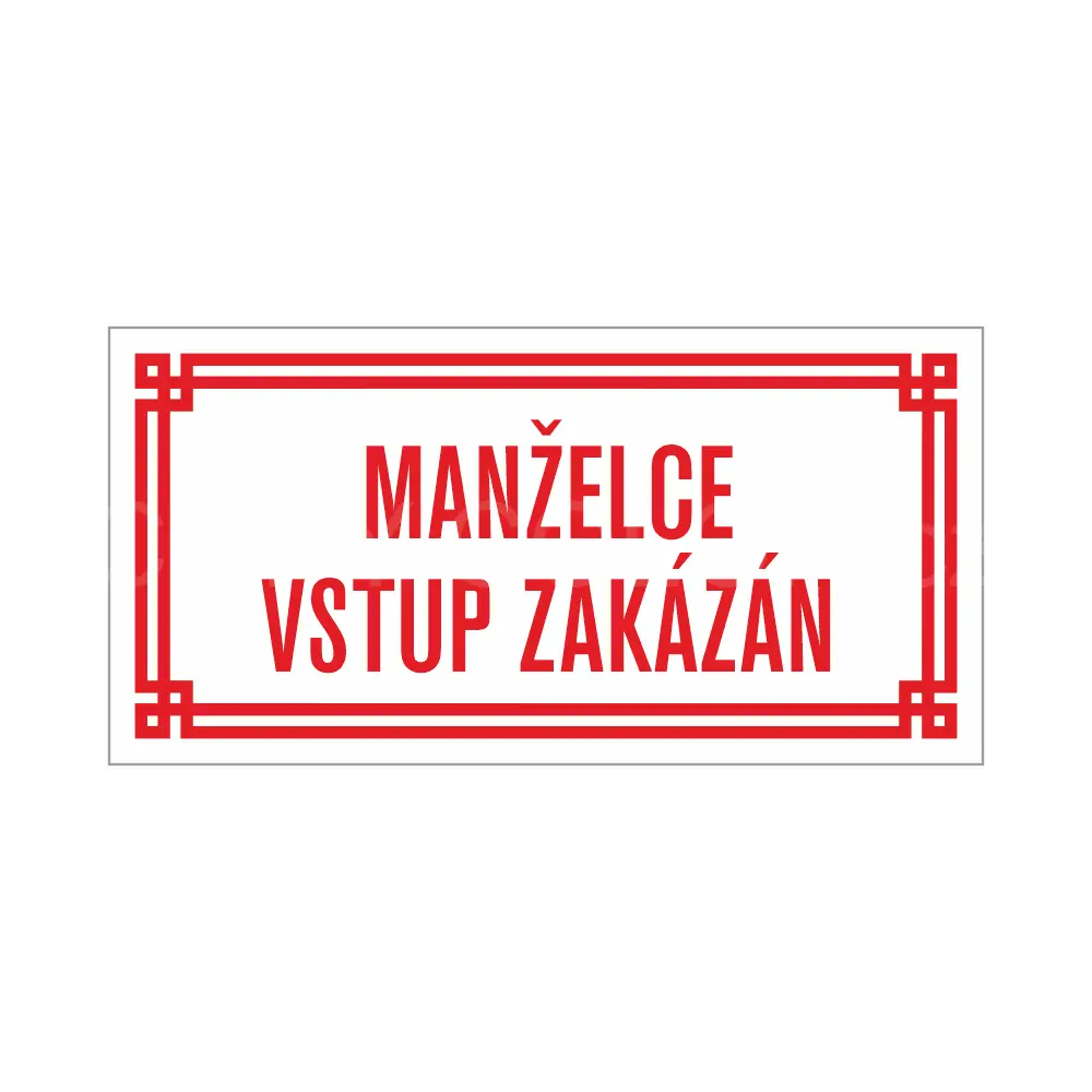 Cedule/tabule na přání s vlastním textem - bílý podklad