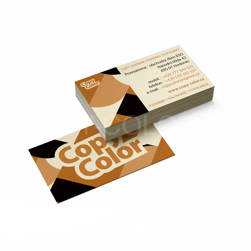Vizitka Premium CONQUEROR LAID CHAMOIS (krémový žebrovaný, přírodní)
