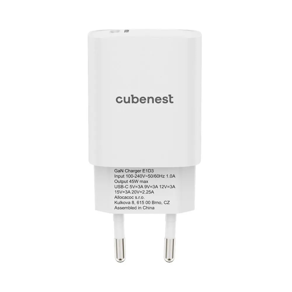 Cubenest PD GaN Adaptér 45W E1D3