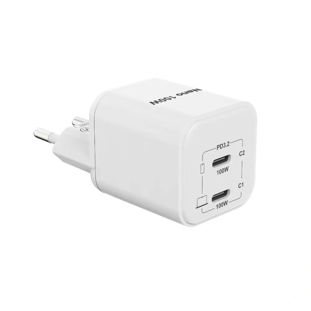 Cubenest PD GaN Nano adaptér 2xUSB-C 100W N2D100
