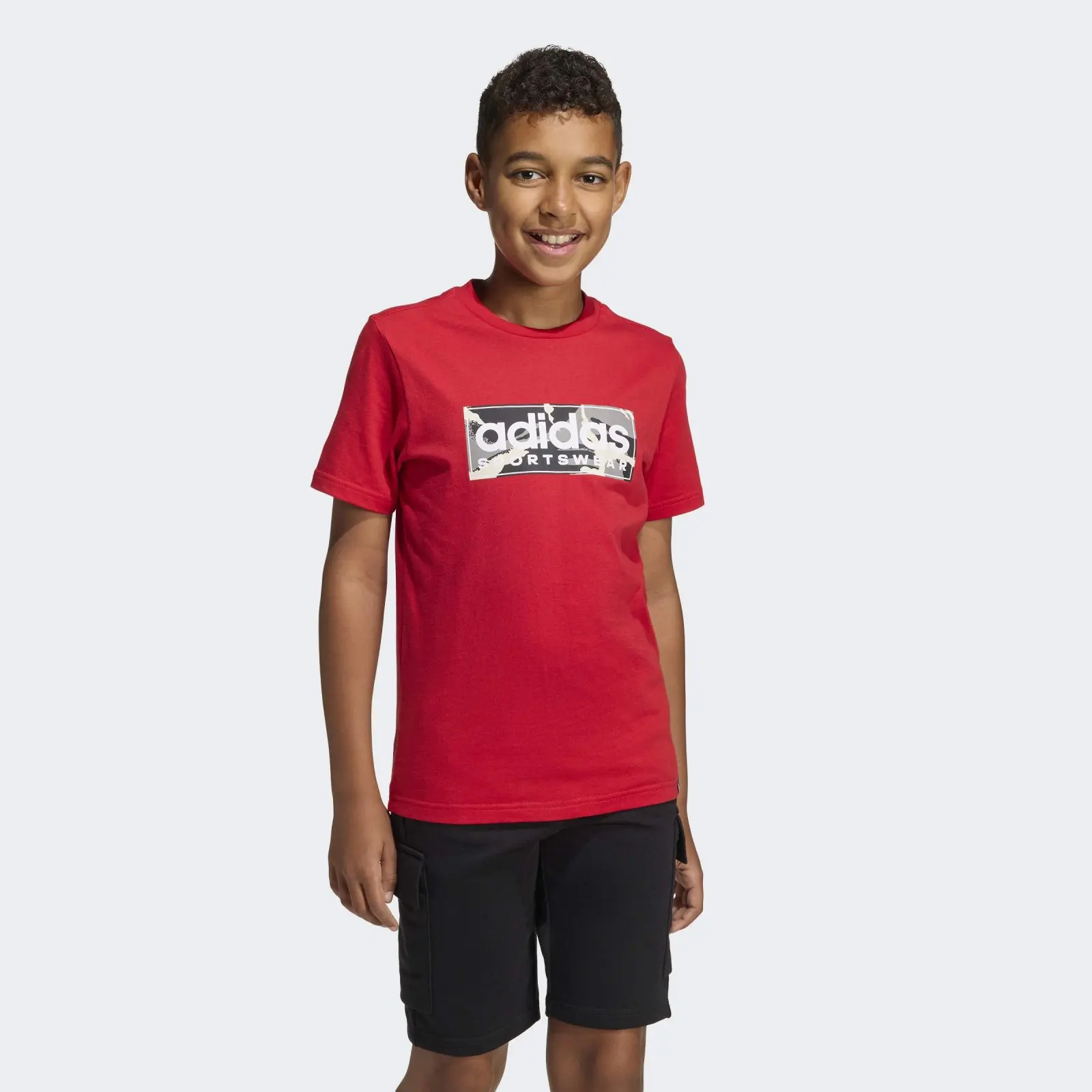 adidas B CAMO LIN TEE