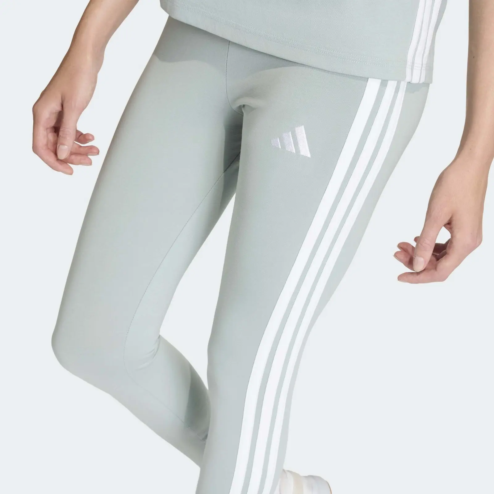 adidas Essentials 3-Stripes COTTON Leggings M