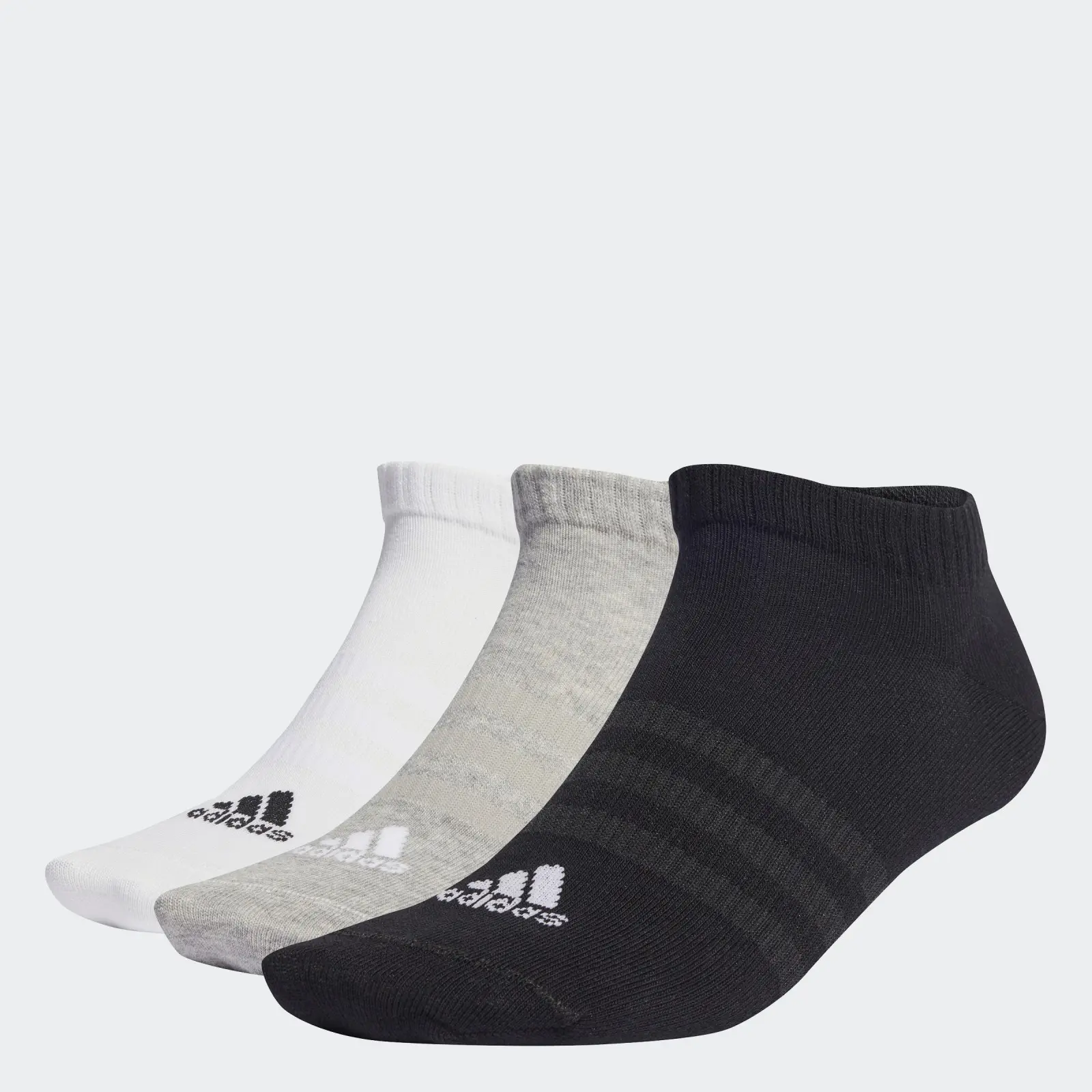 adidas THIN&LIGHT SPORTSWEAR LOW CUT SOCKS 3 PAIR PACK