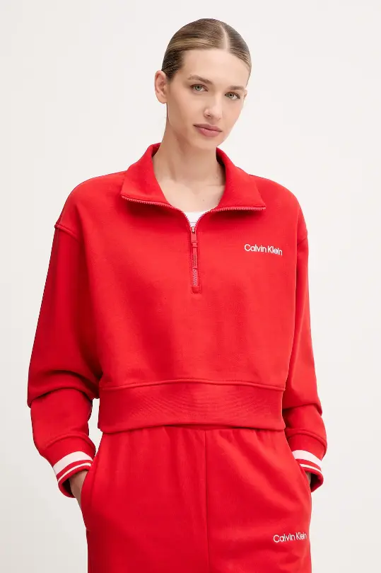 Calvin Klein 1/4 ZIP SWEATER GRAPHIC
