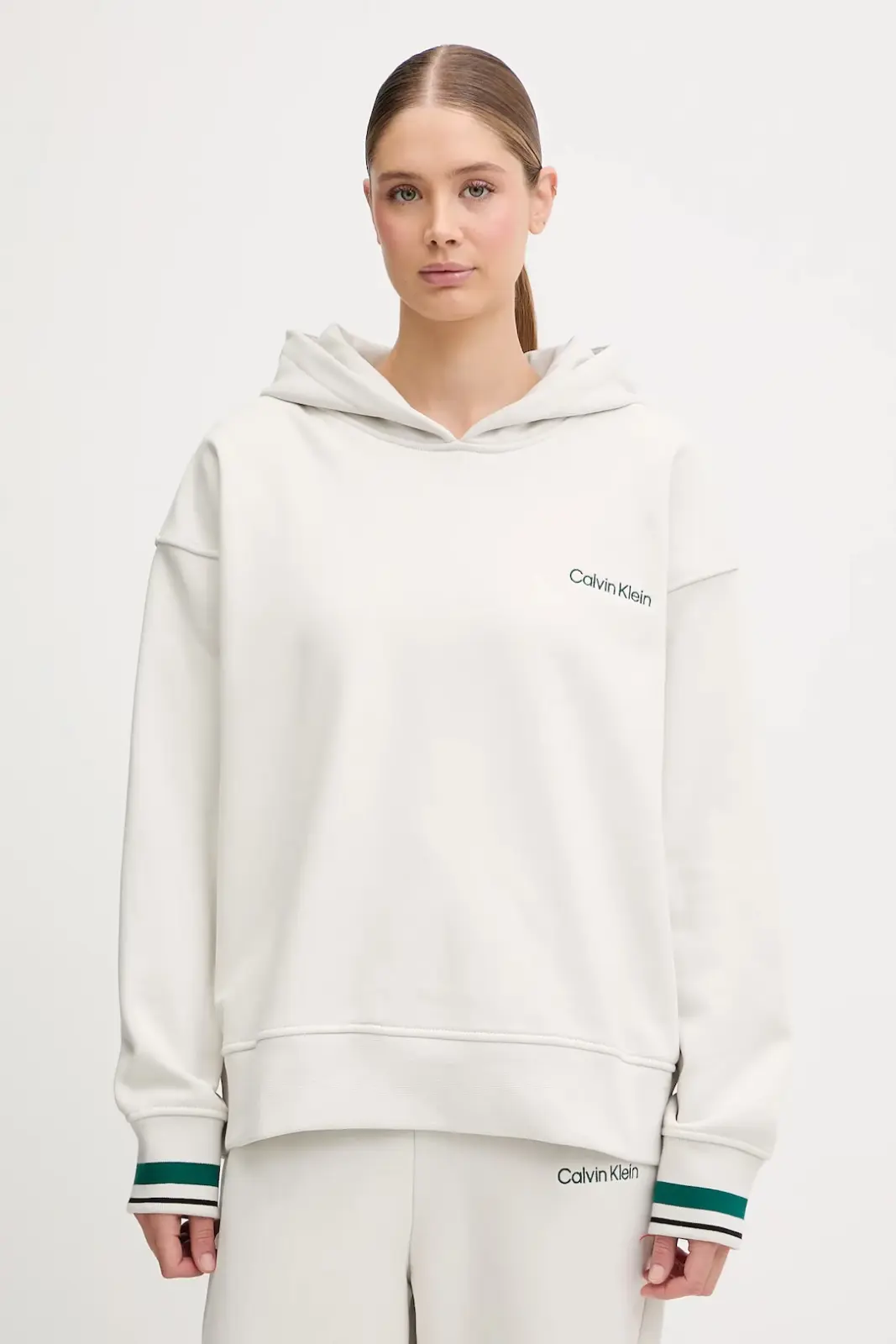 Calvin Klein HOODIE WITH RIB GRAPHIC