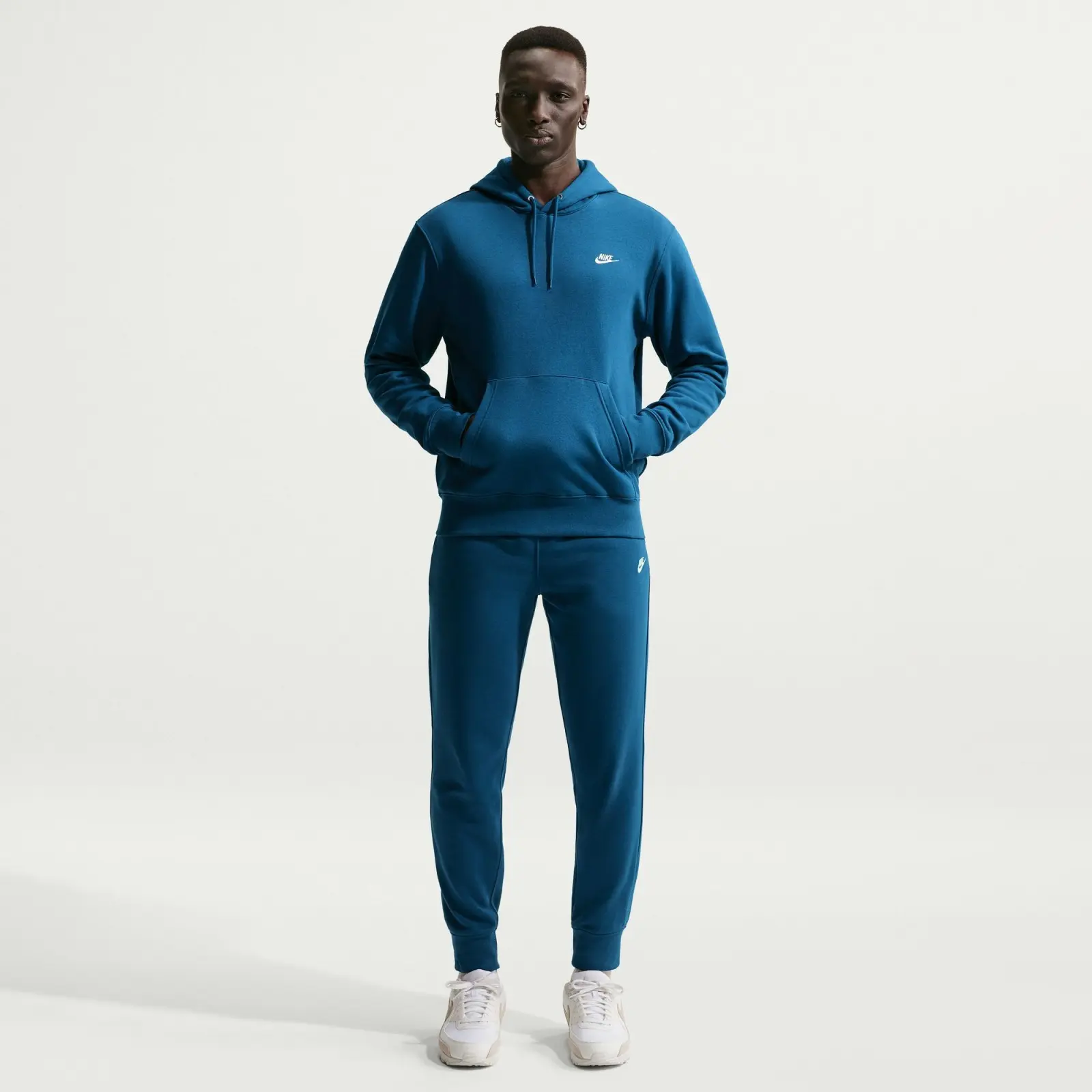 Nike Club Mens Pullover Fleece Hoodie S