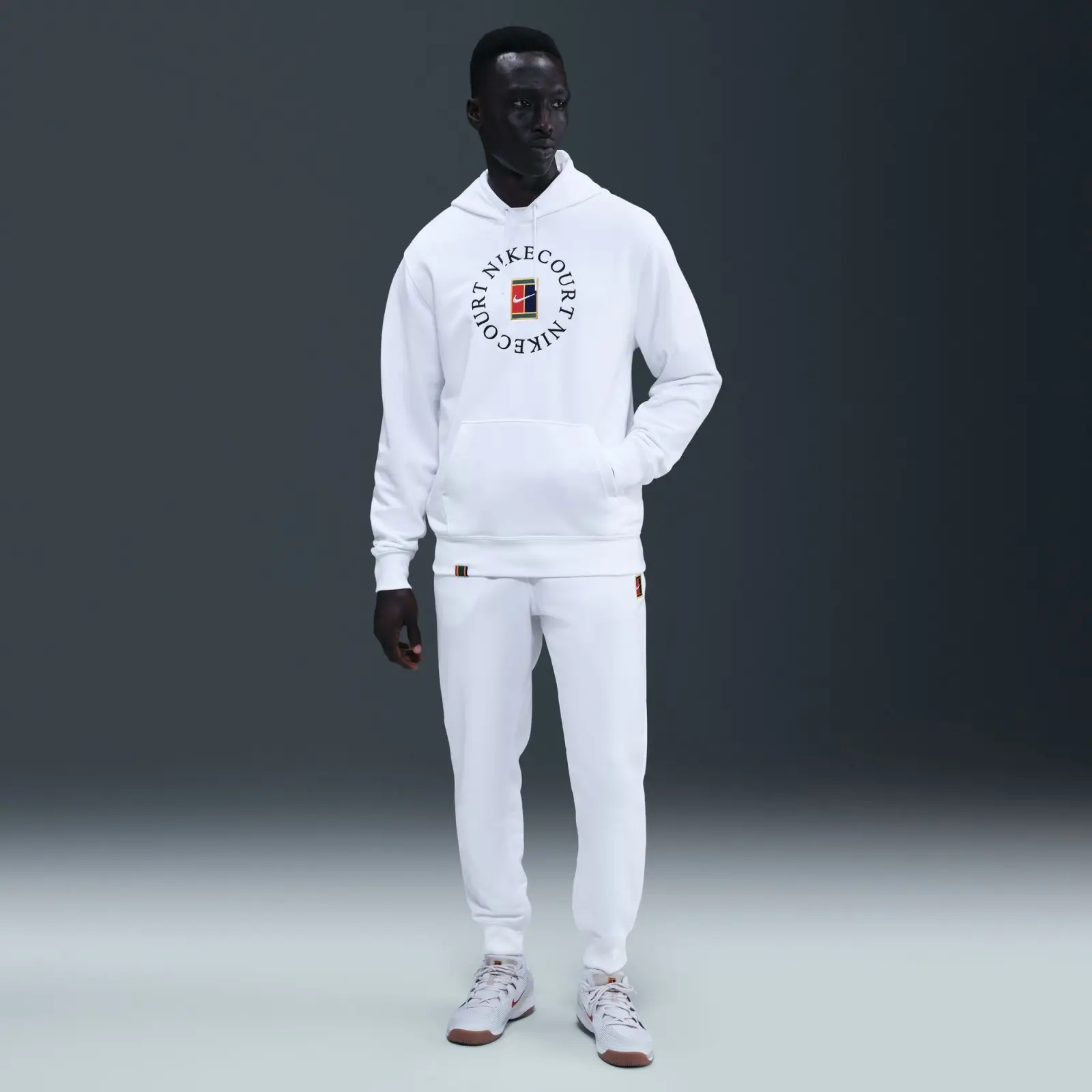 Nike Court Heritage Tennis Pull Hoodie 2XL