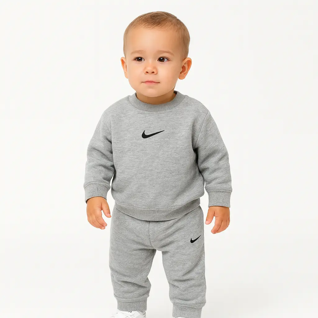 Nike kids essential fleece crew set 62-68 cm