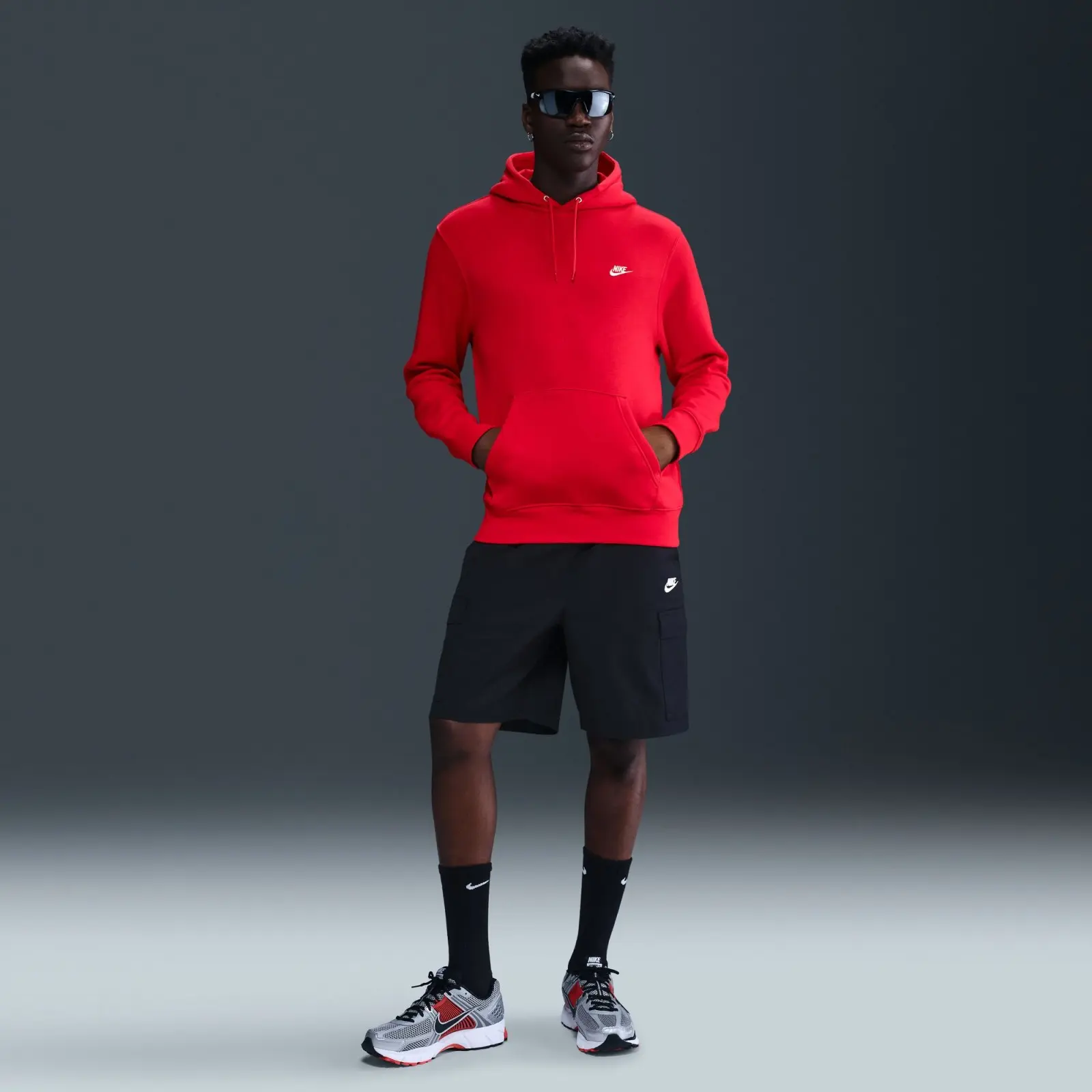 Nike M Club Pullover Fleece Hoodie M