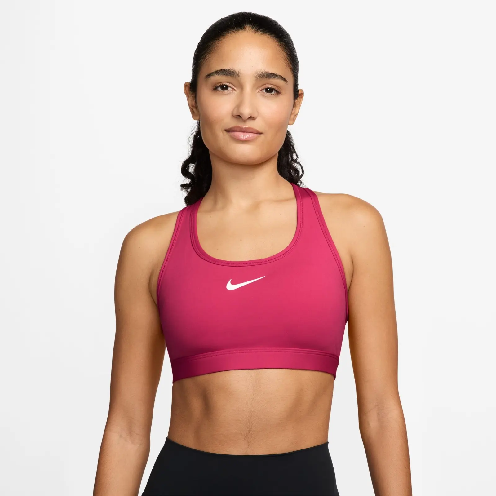 Nike Swoosh Medium Support Womens Padded Sports Bra L