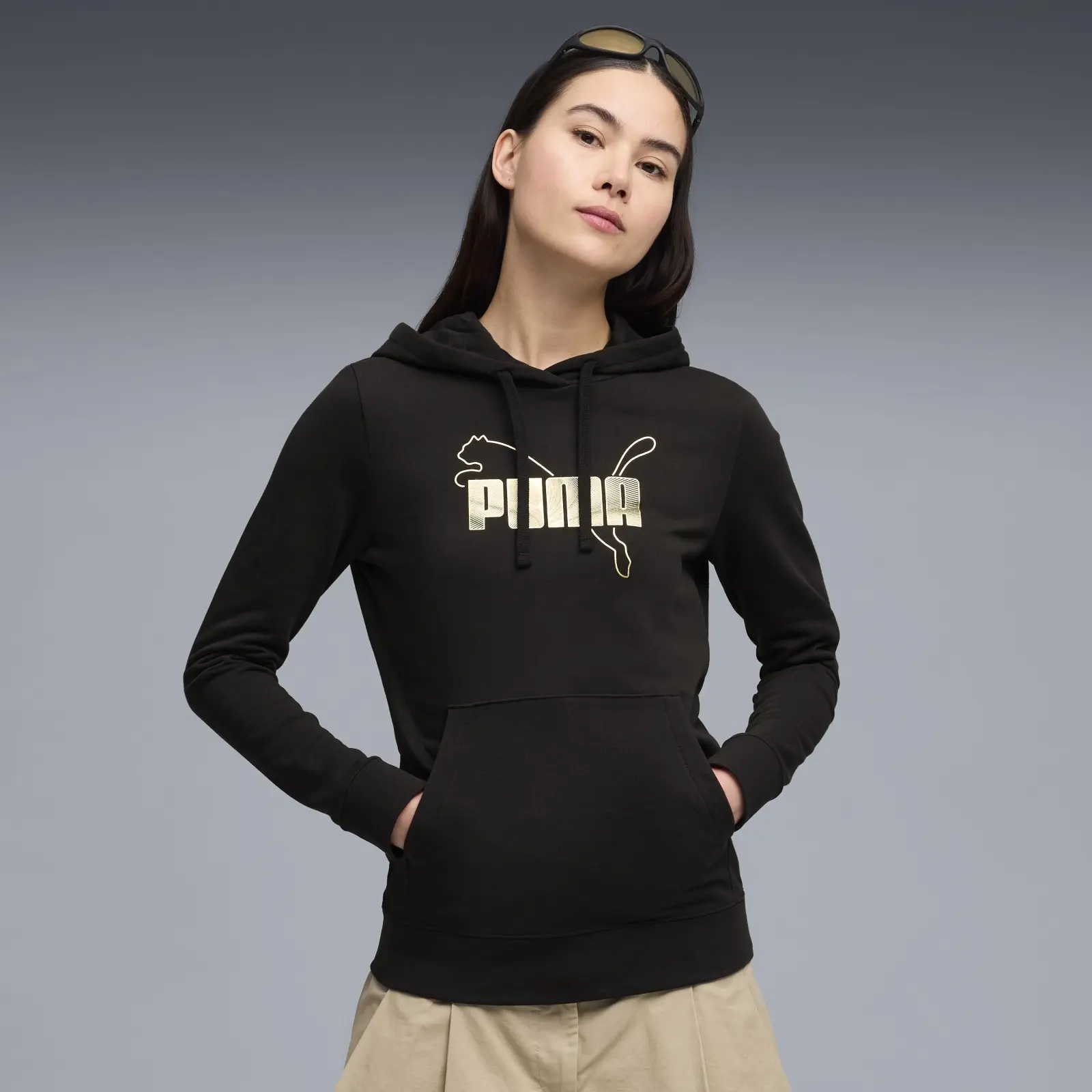 Puma ESS LOGO LAB Metallic Hoodie TR