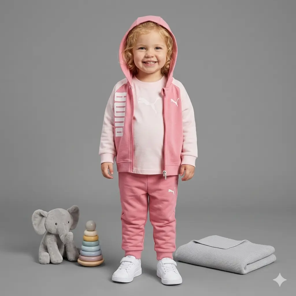 Puma MINICATS SET-3 Tee, Hooded, Pantst INF 80