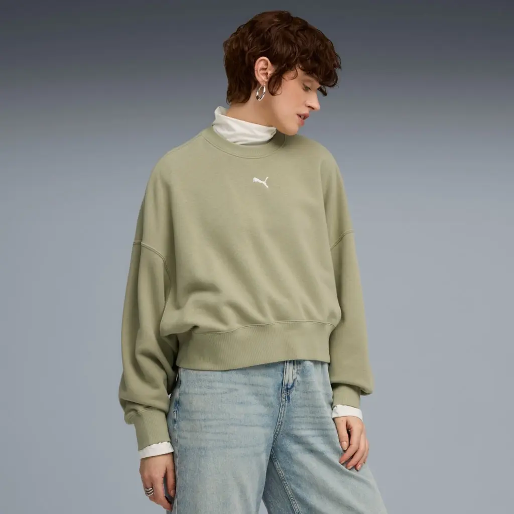 Puma Wardrobe Essential Over-Oversized Crew TR L