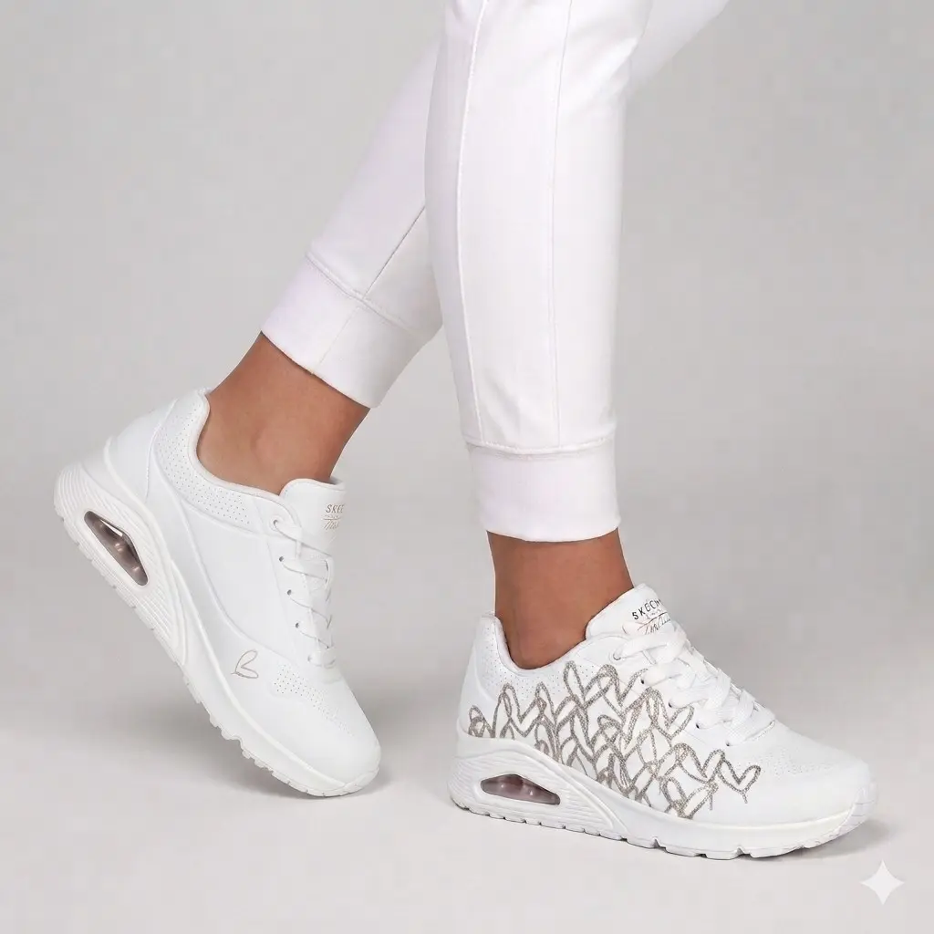 Skechers uno - golden heart