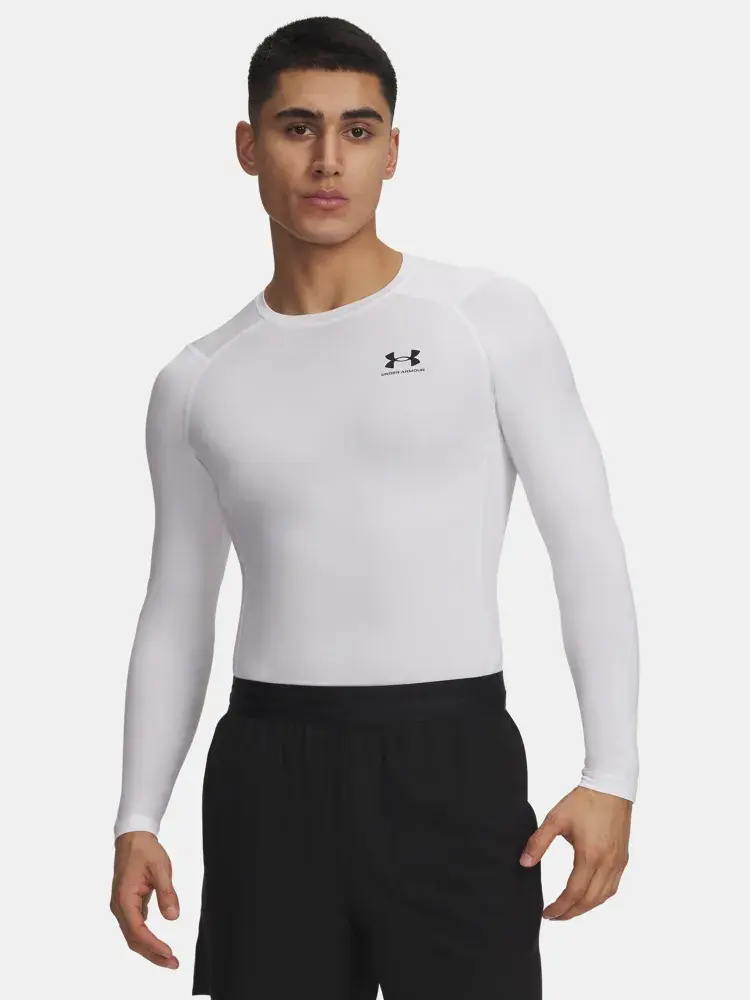 Pánské sportovní tričko Under Armour kompresní bílé (1361524 100)