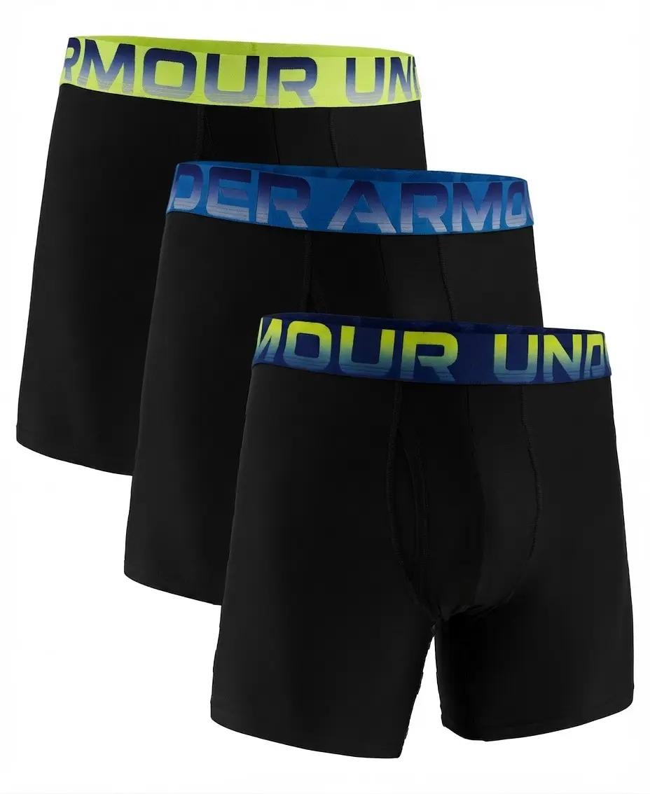 Under Armour Perf Cotton- Colorblock Ombre 3In - 3pk LG