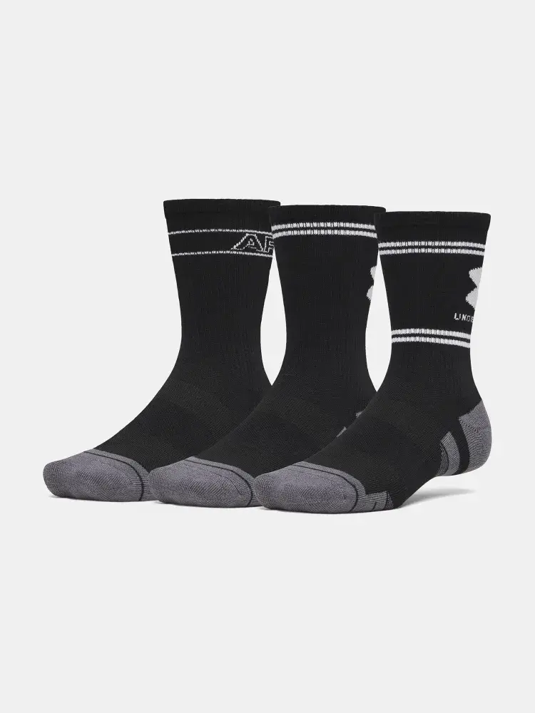 3PACK ponožky Under Armour černé (6015141 008)