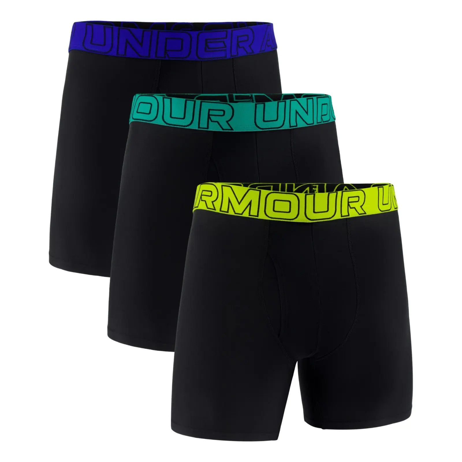 3PACK pánské boxerky Under Armour černé