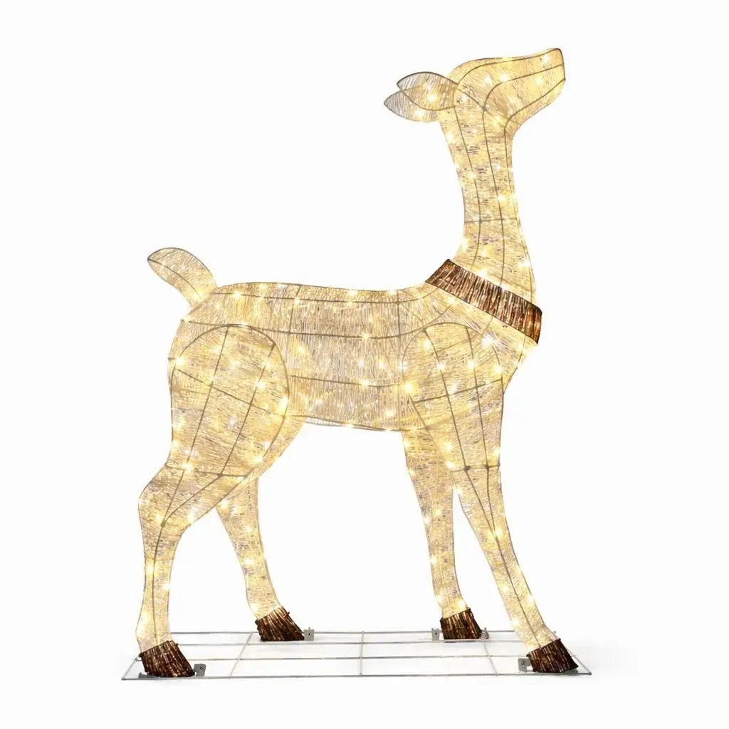 DecoLED LED světelná laň, 150 cm, 140 teple bílých diod