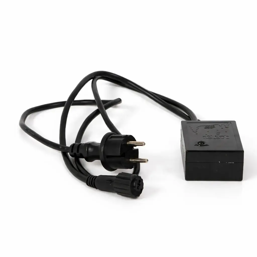 Easy Fix zdrojový kabel BI-COLOR s AC/DC, exteriér, černý IP44, 480 W