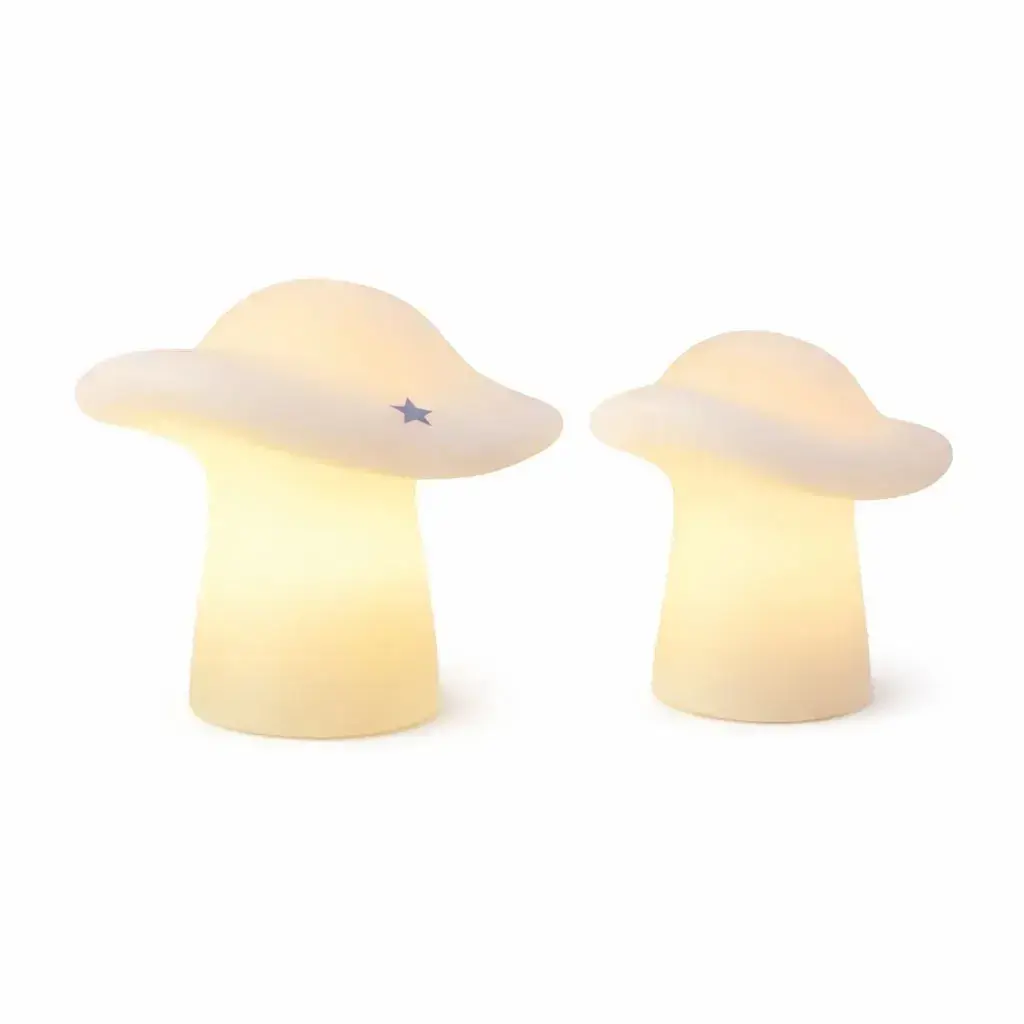 LED svíčky z pravého vosku na baterky, houby, bílá, sada 2 ks, 10 × 8,5 cm a 12 × 9 cm, CR2032
