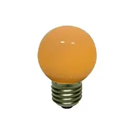 LED žárovka LBE, žlutá, 6 diod, patice E27, IP44