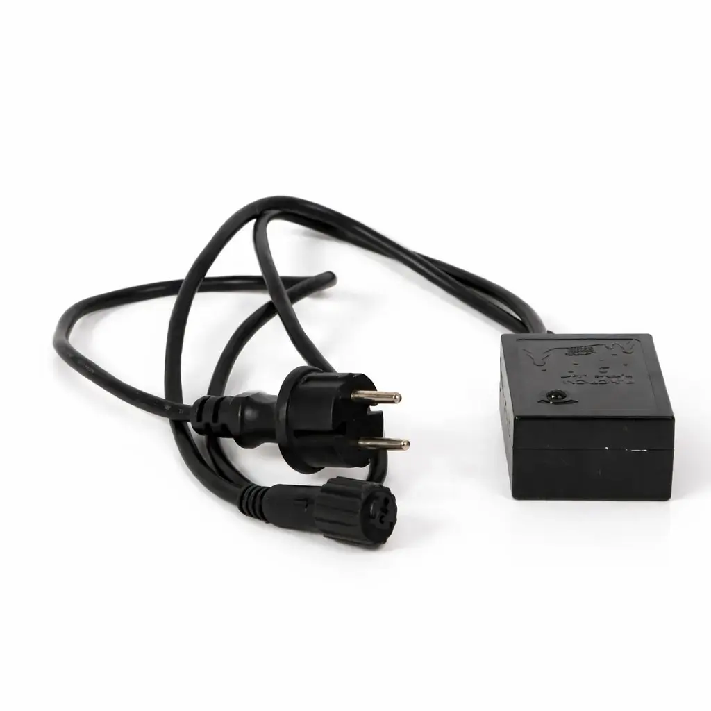 Easy Fix zdrojový kabel BI-COLOR s AC/DC, exteriér, černý IP44, 480 W