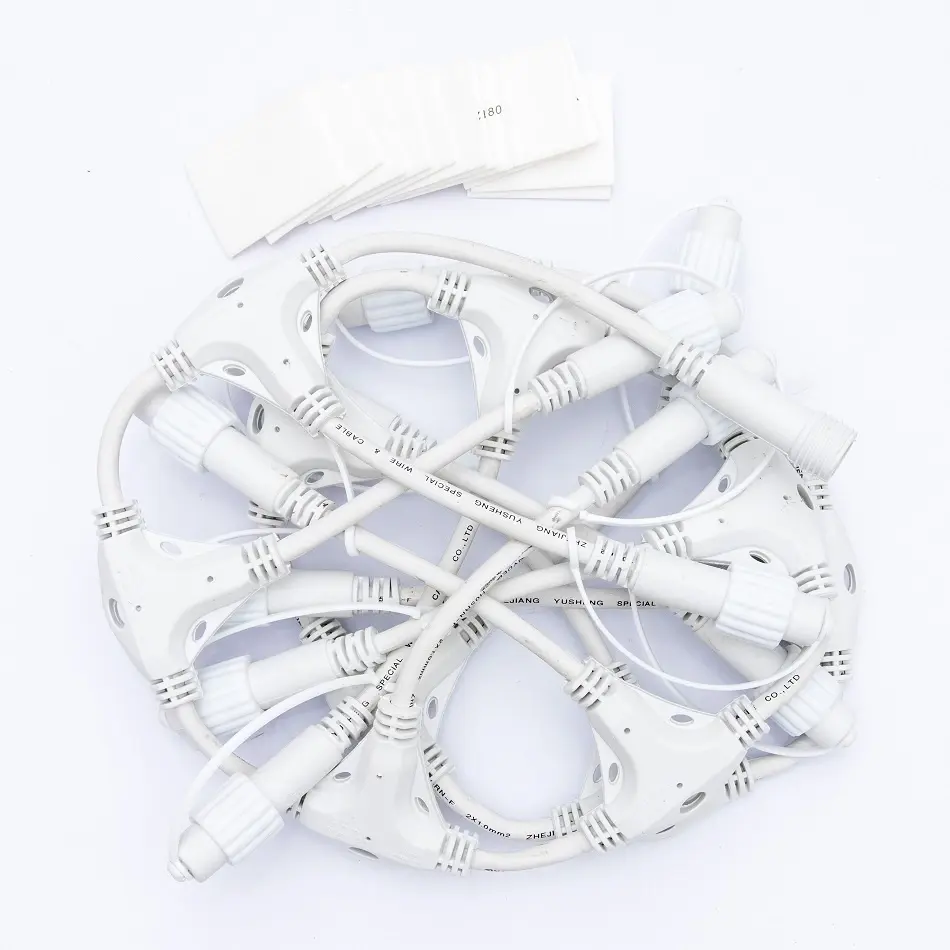 Easy Fix T rozbočovač, 11 výstupů, bílý, IP44