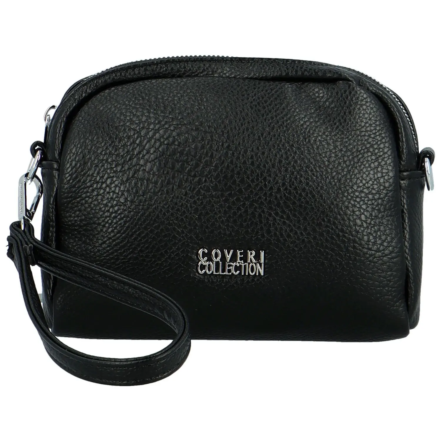 Stylová dámská mini koženková crossbody kabelka Fehmi, černá