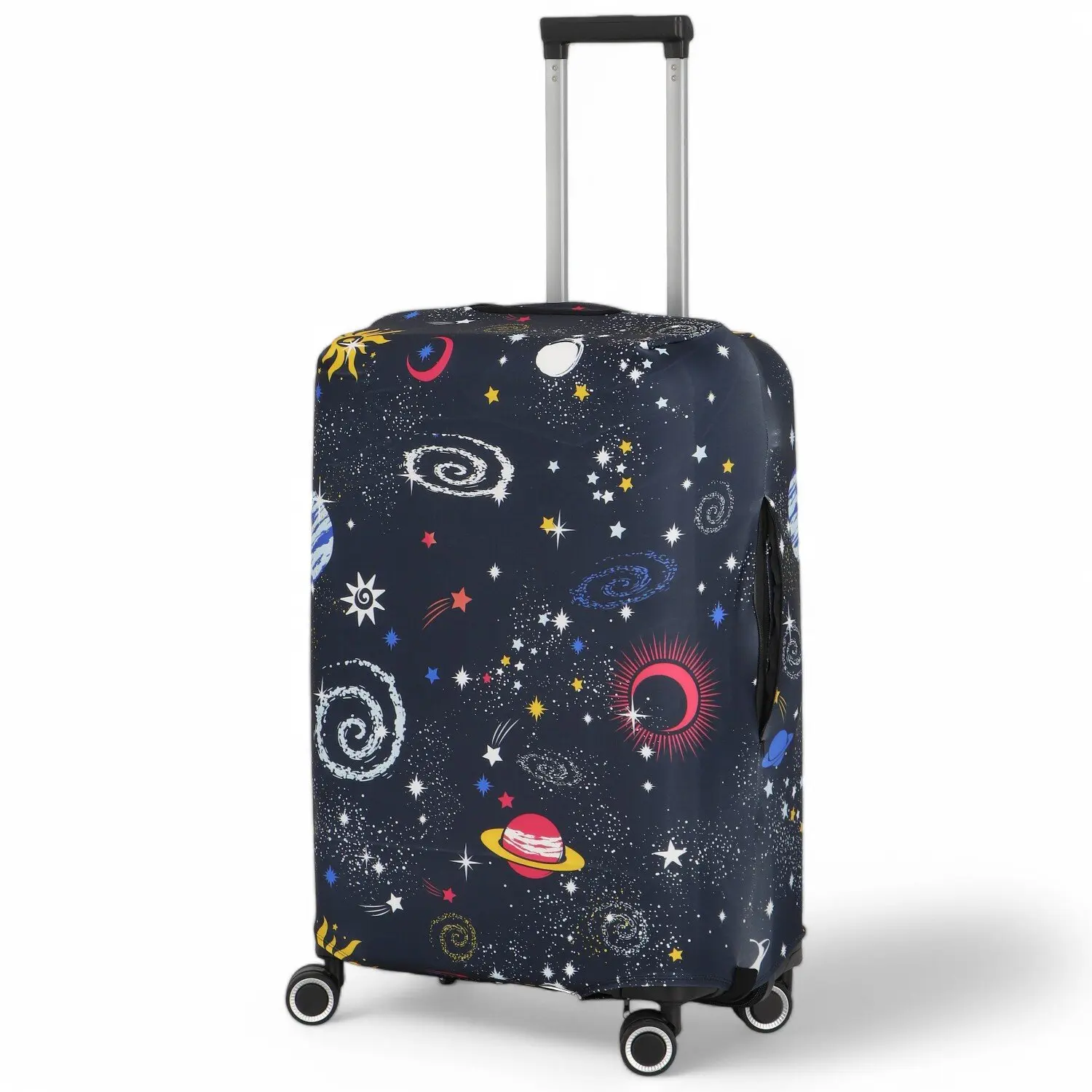 Obal na kufr Travel Vesmír velikost M, modrý