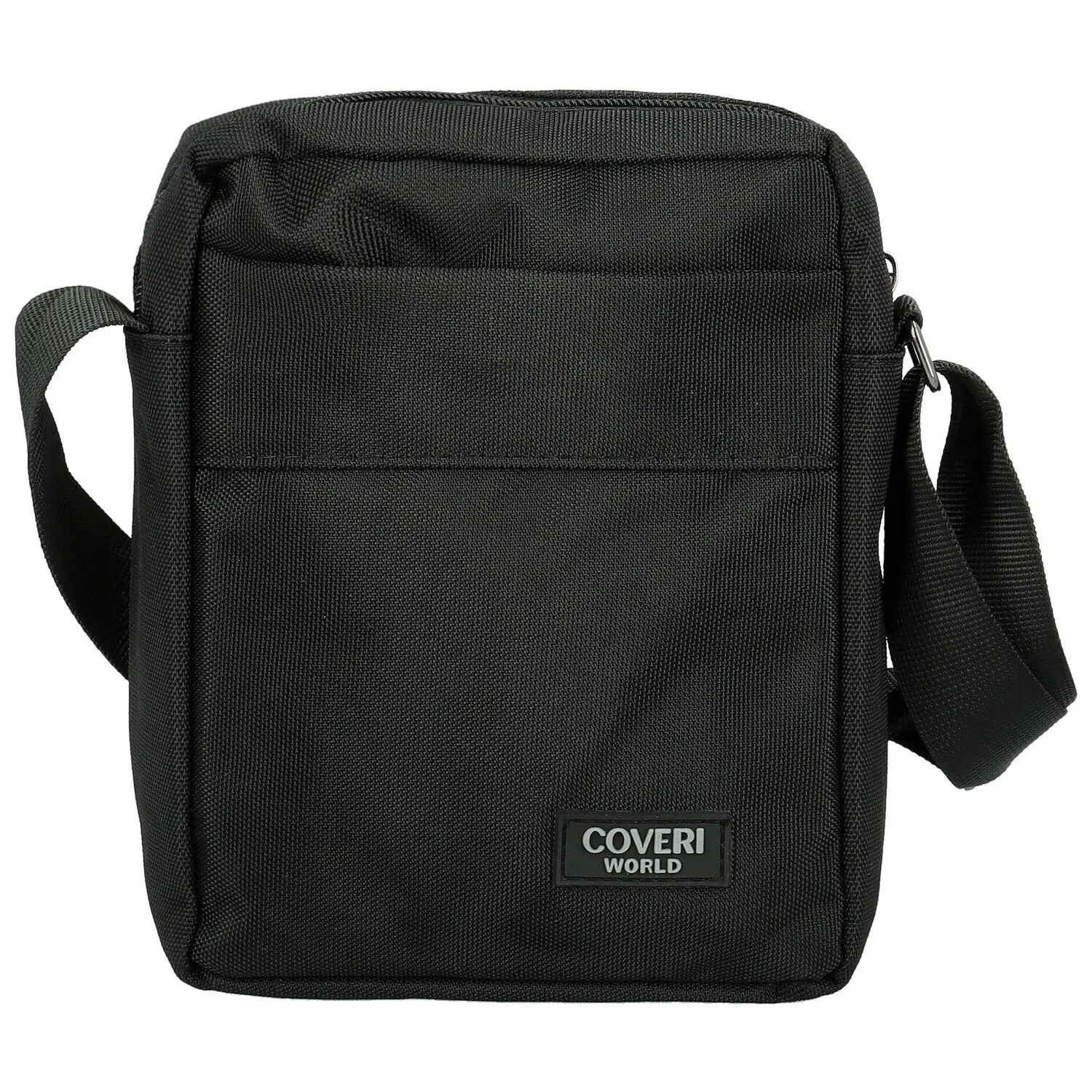 Trendy pánská textilní crossbody taška Coveri Tamir, černá