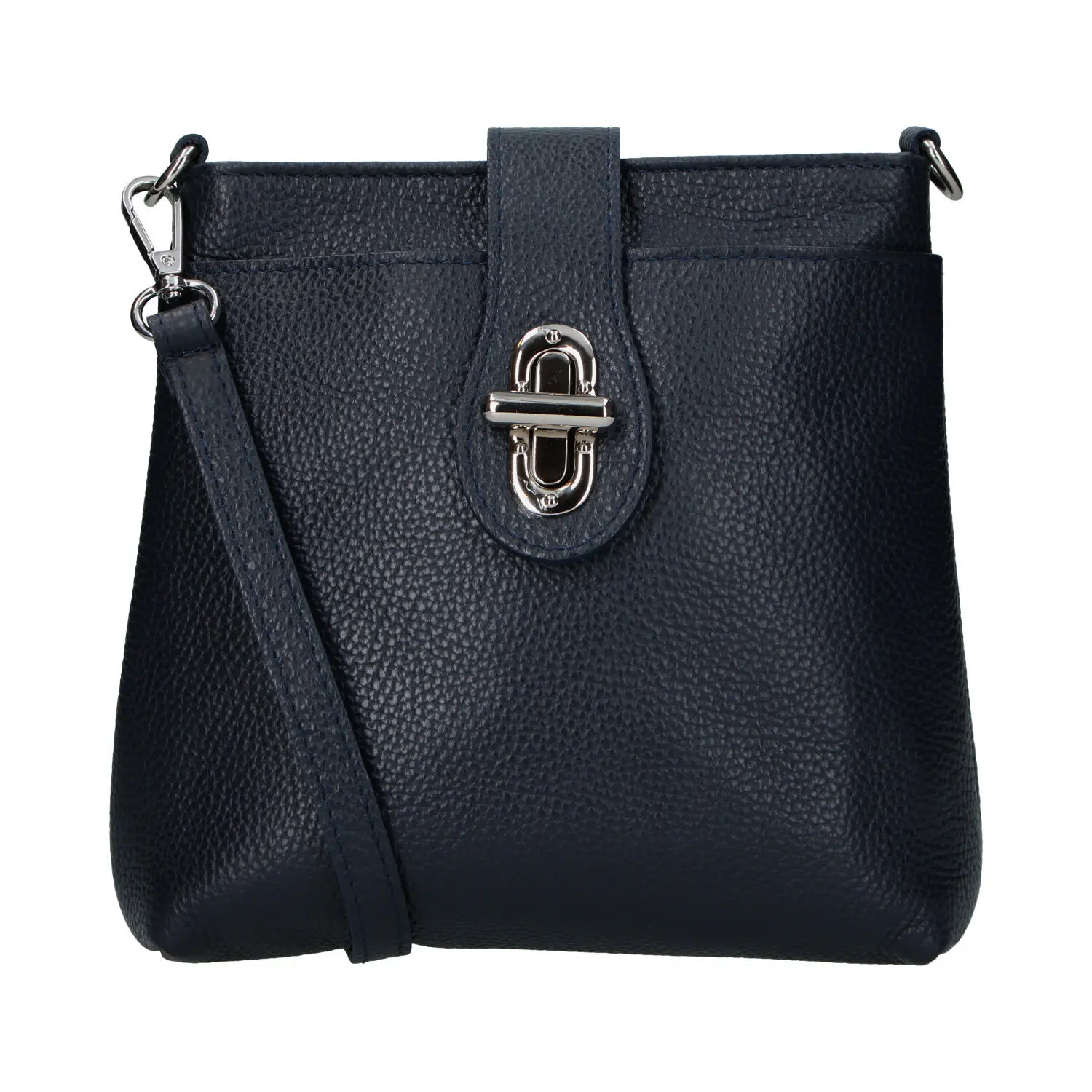 Stylová dámská kožená crossbody Dopina, béžová