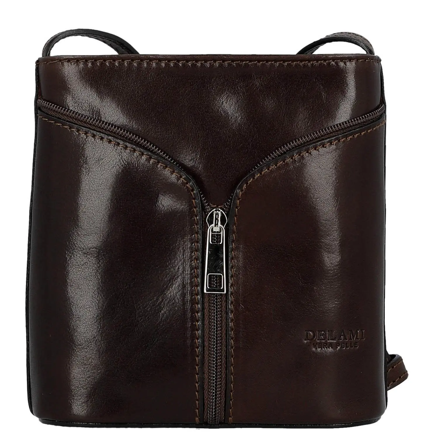 Luxusní dámská kožená crossbody kabelka Katija,