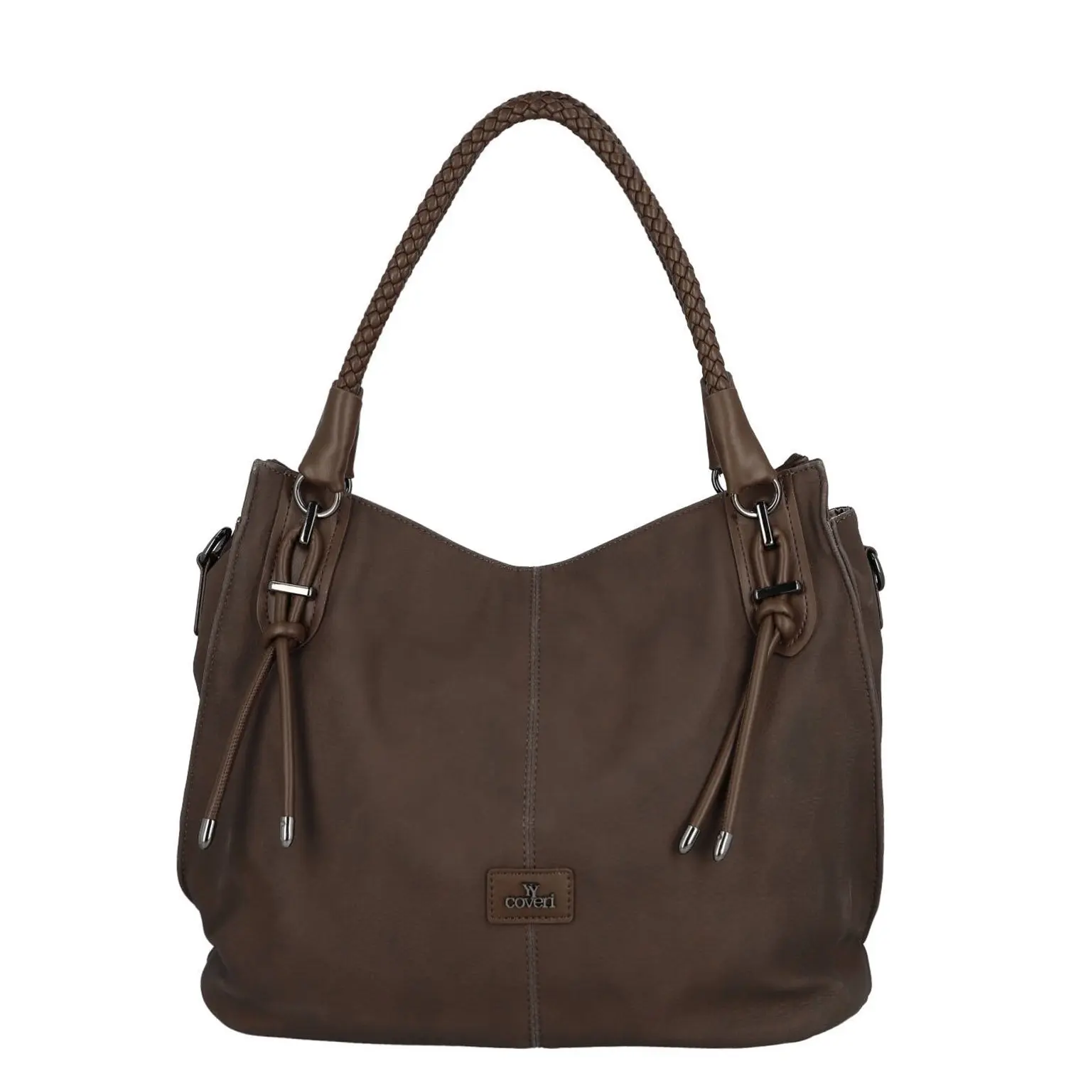 Moderní dámská kabelka na rameno Xia, tmavě hnědá