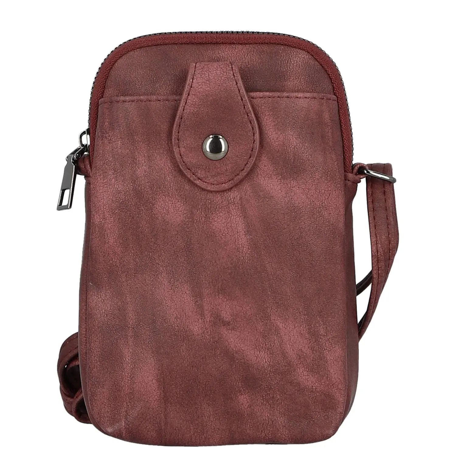 Menší dámská crossbody kapsa Lóra, růžová