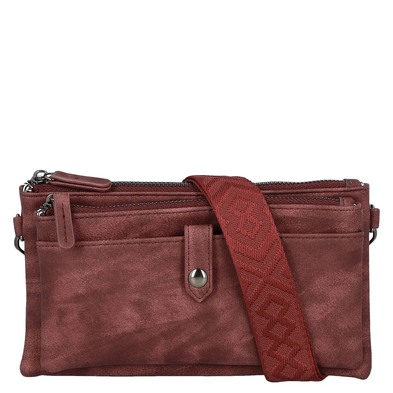 Stylová dámská crossbody kabelka Dina, červená