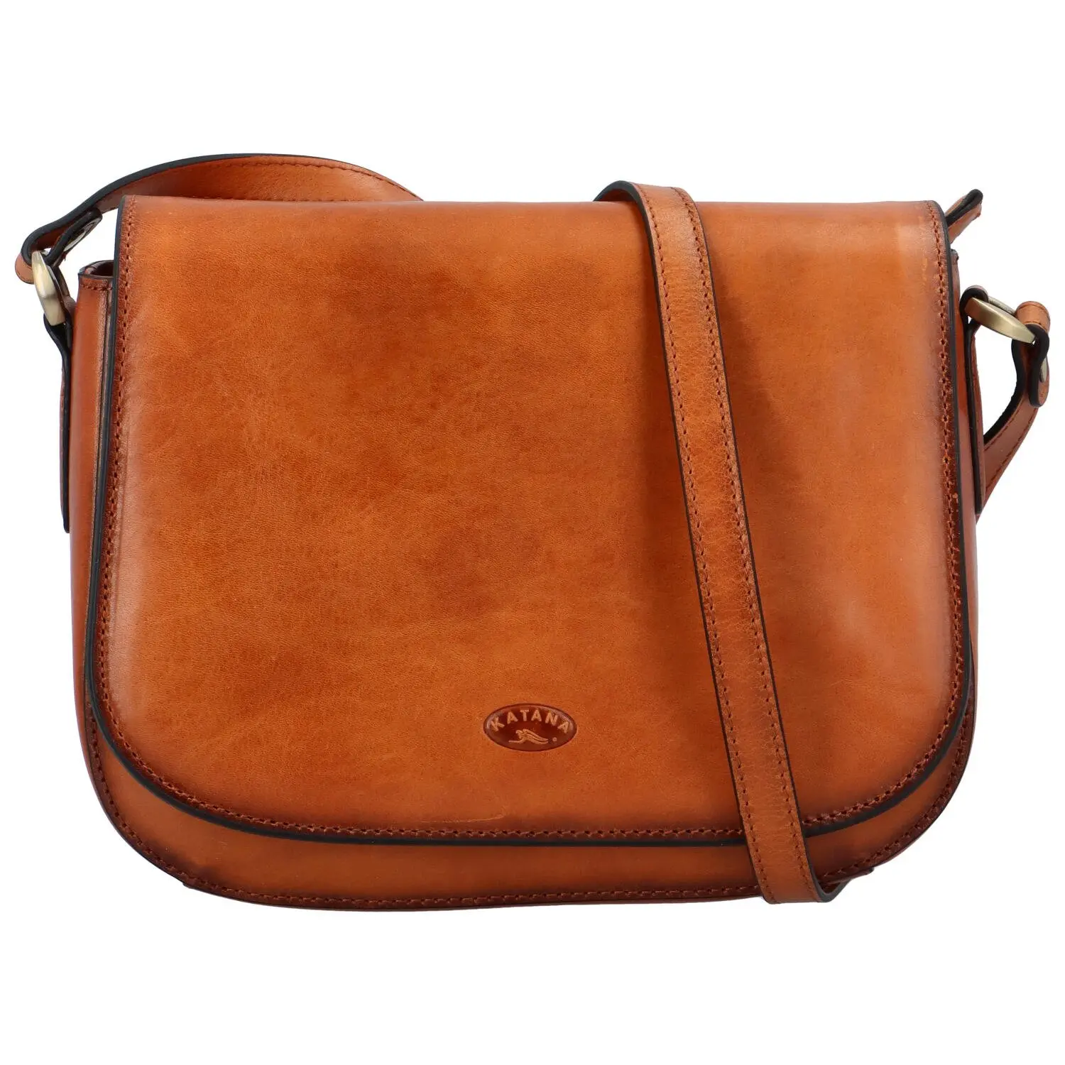 Luxusní dámská kožená crossbody kabelka Katana Silas,