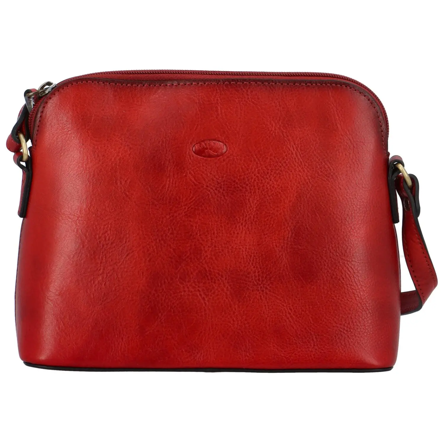 Luxusní dámská kožená crossbody Katana Kerto, červená