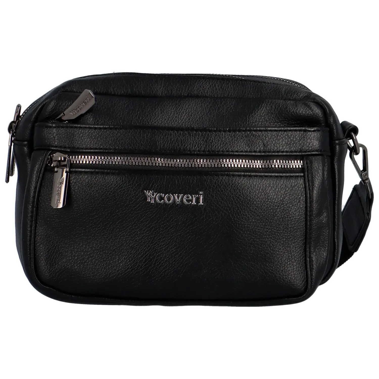 Trendy dámská koženková malá crossbody Gloria, černá