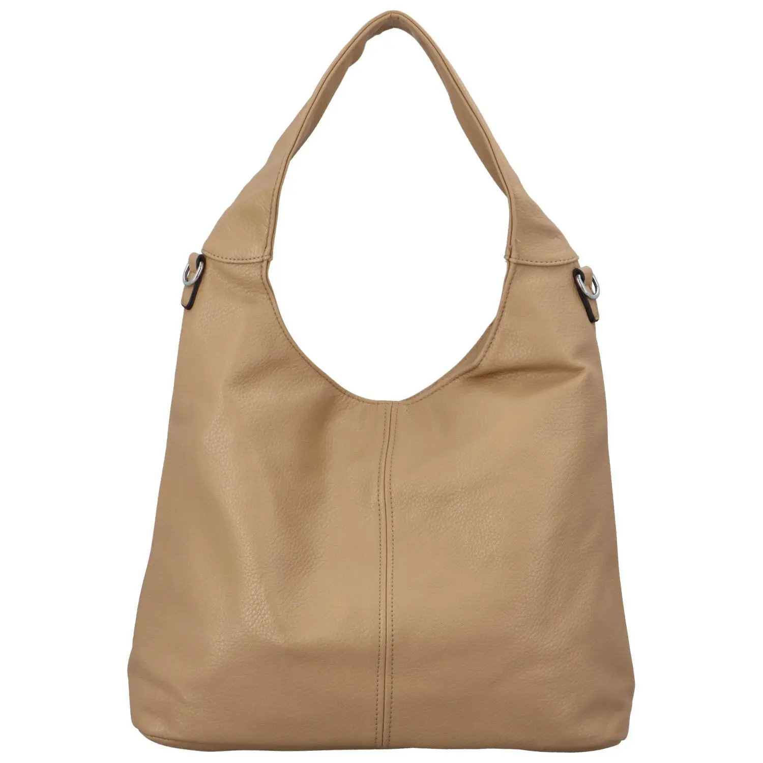 Stylová dámská koženková kabelka Riana, khaki