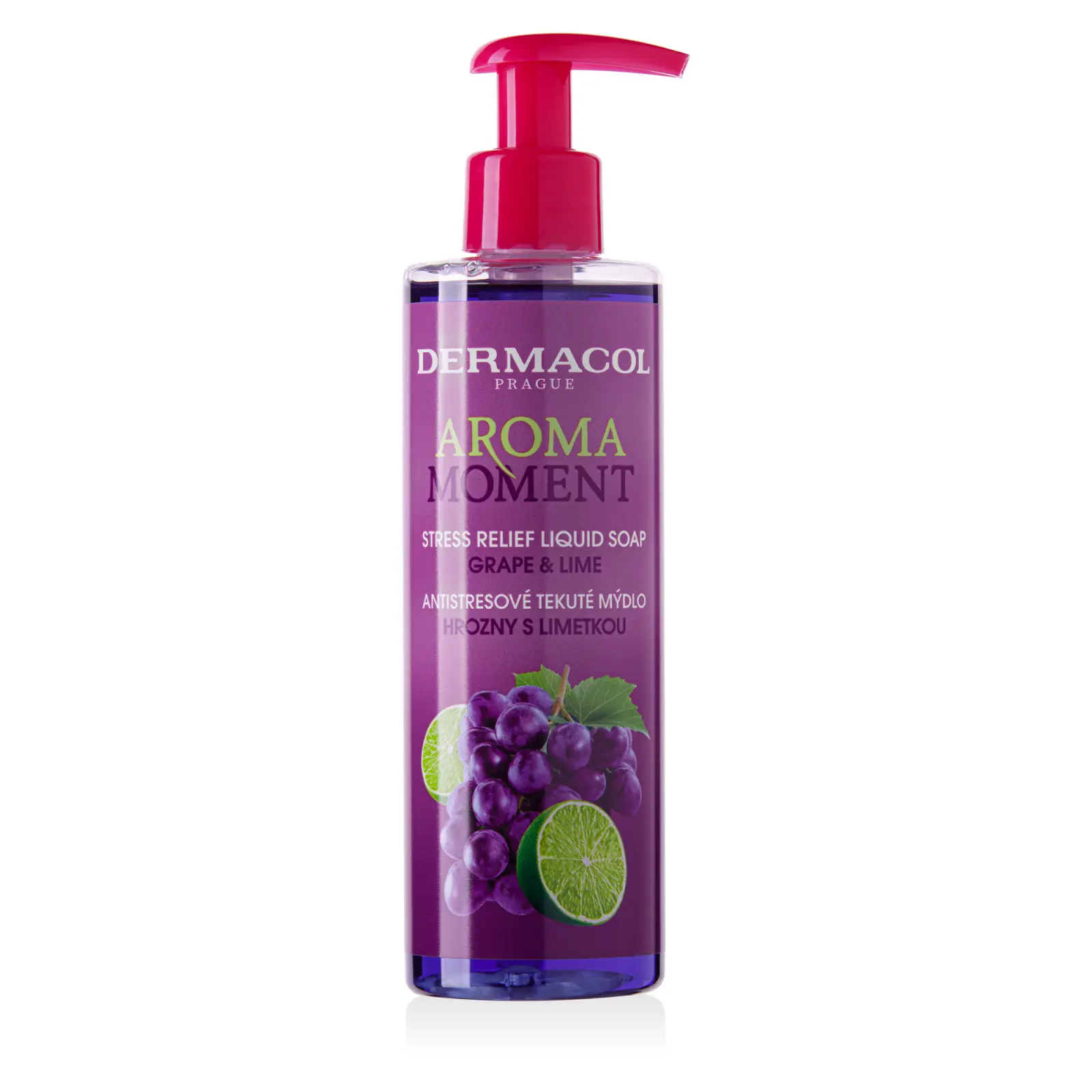 Dermacol Aroma Moment tekuté mýdlo Liquid Soap Grape & Lime 250 ml