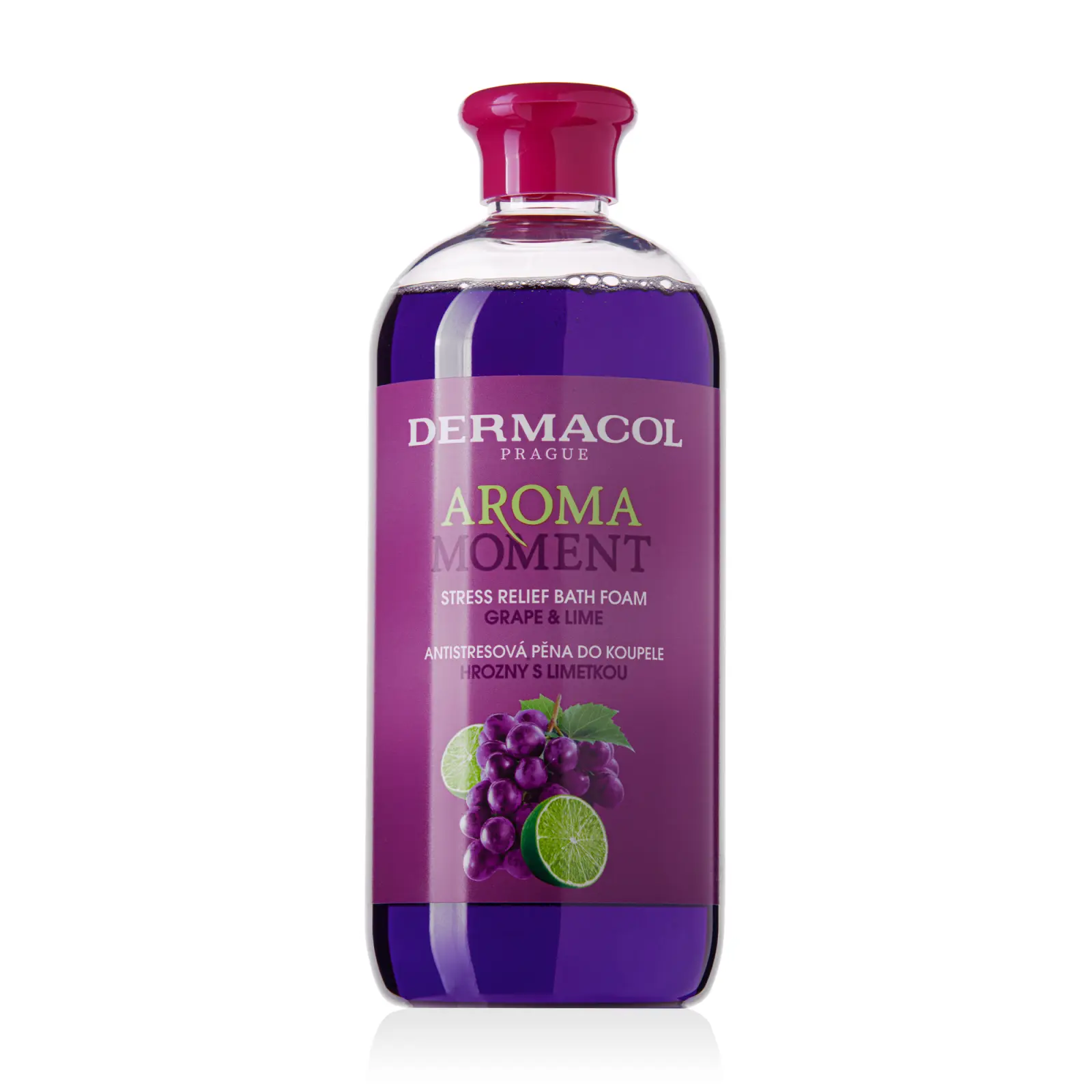 Dermacol Aroma Moment pěna do koupele Bath Foam Grape & Lime 500 ml