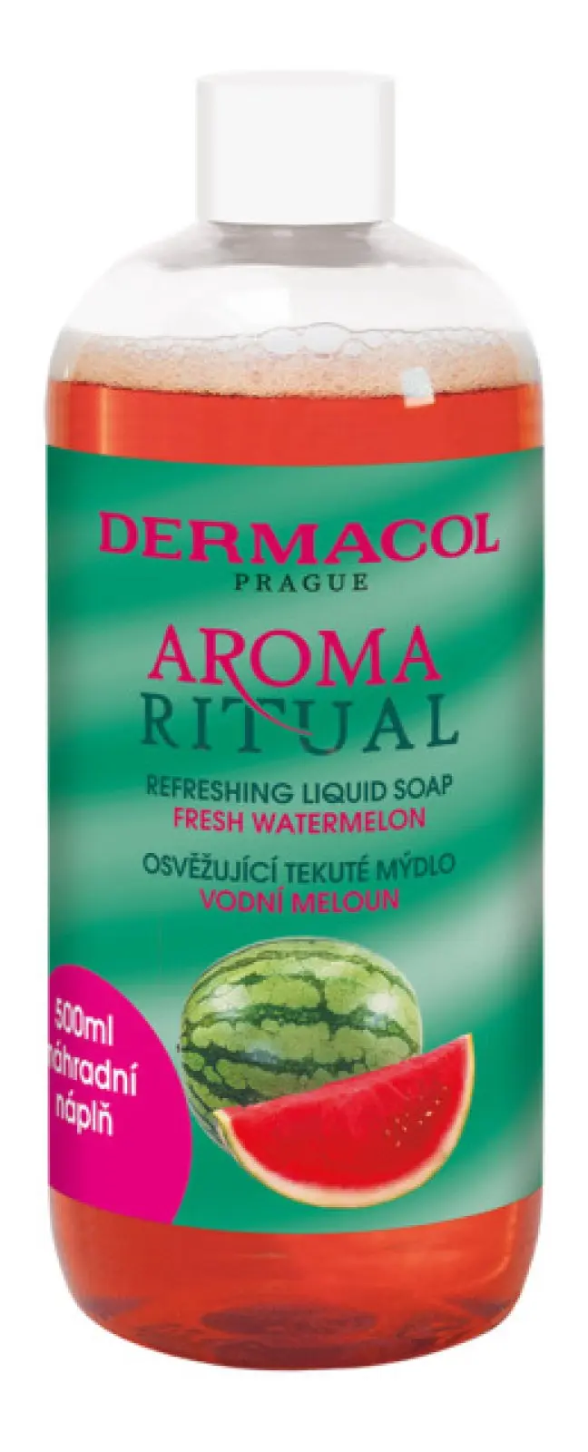 Náhradní náplň pro tekuté mýdlo meloun Dermacol - Oficiální e-shop Dermacol