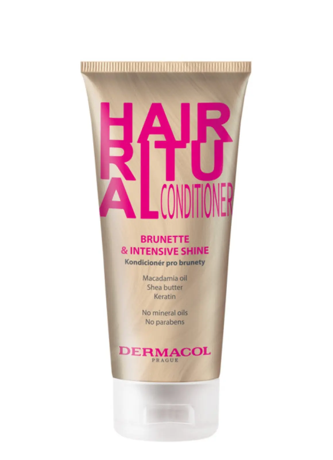Dermacol Hair Ritual Brunette & Intensive Shine Conditioner posilující kondicionér pro hnědé vlasy 200 ml